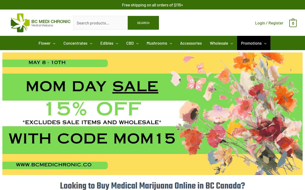 BCMedichronic website