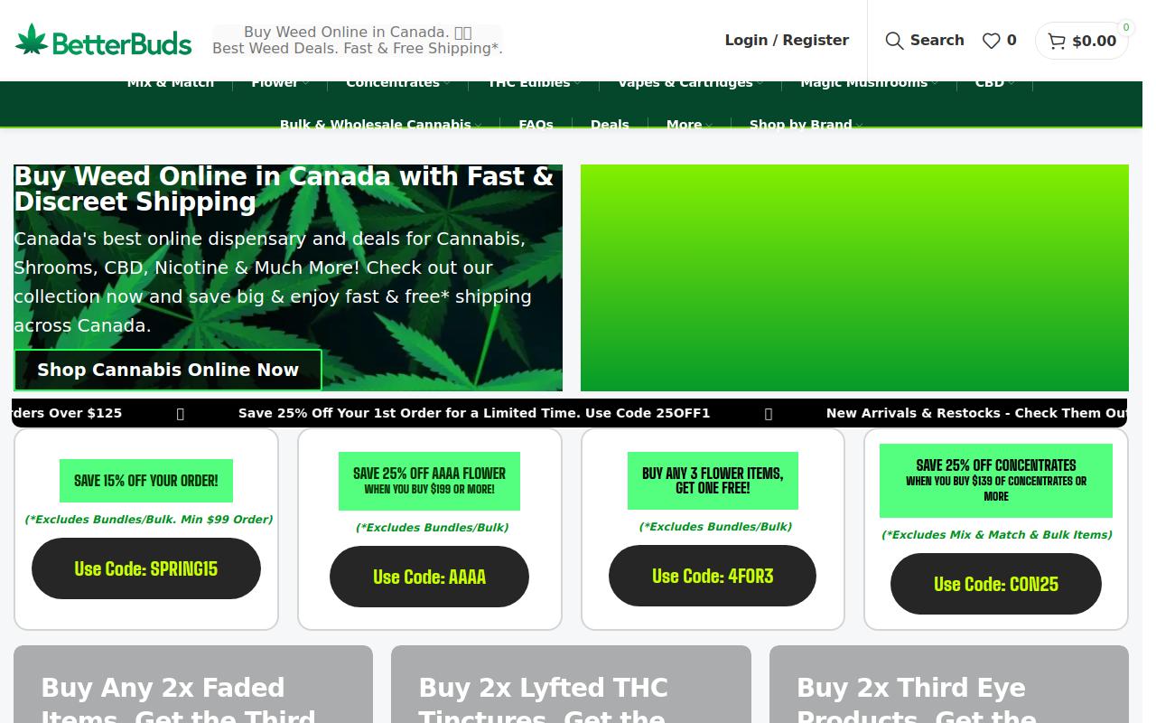 Better Buds website