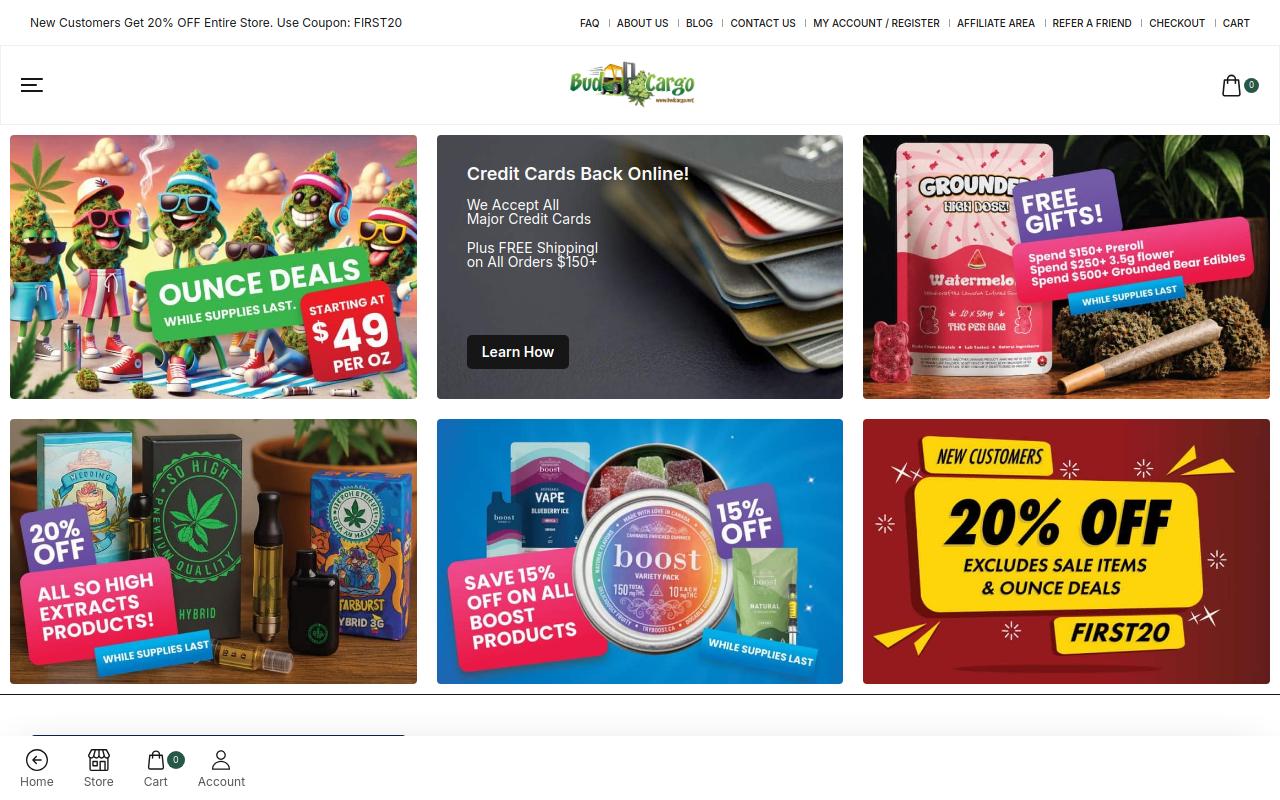 BudCargo website