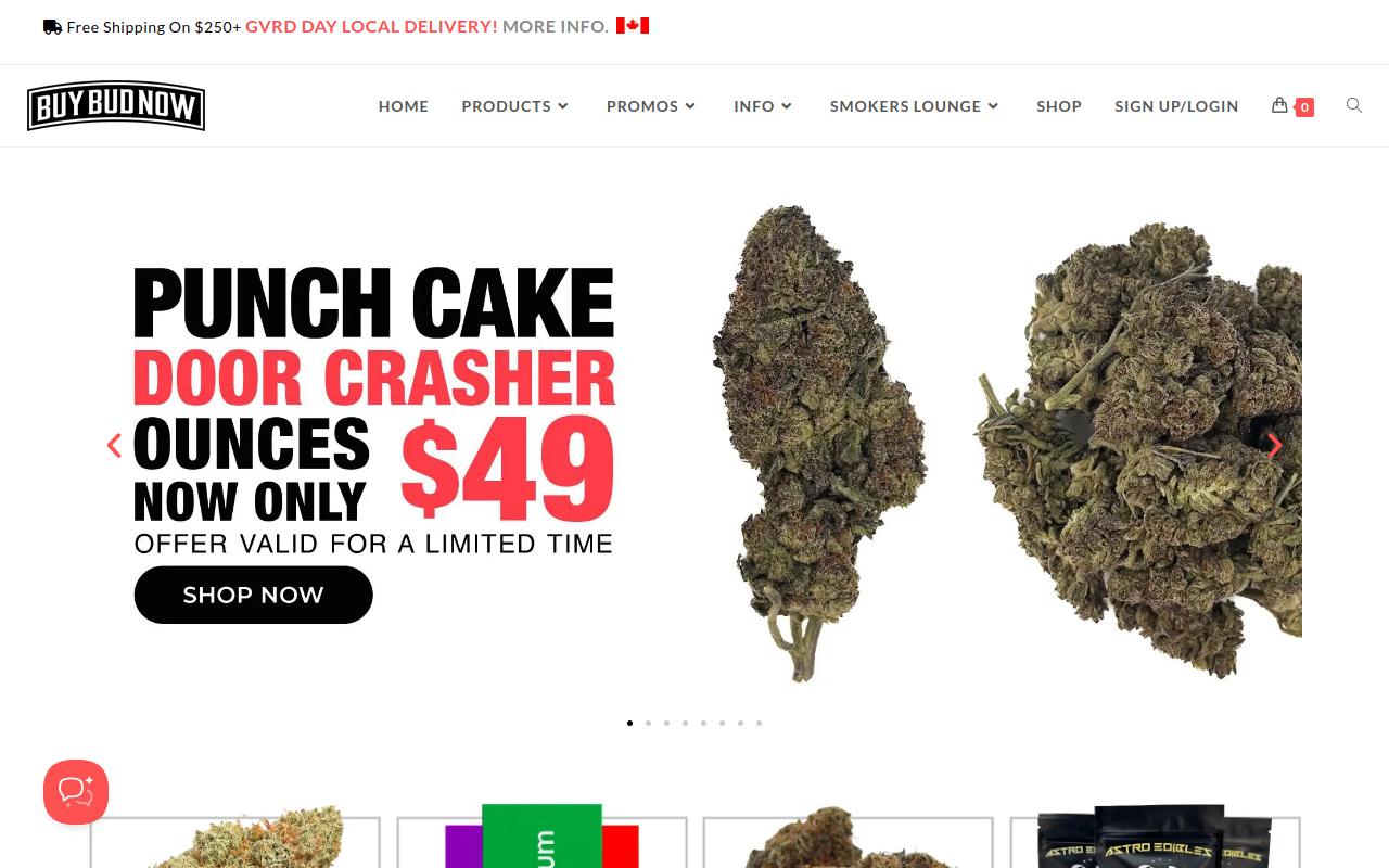 BuyBudNow website