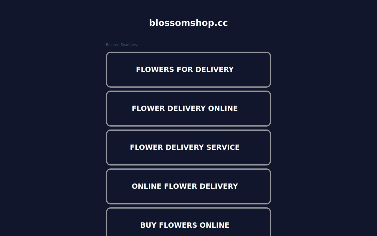 CannaBlossom website