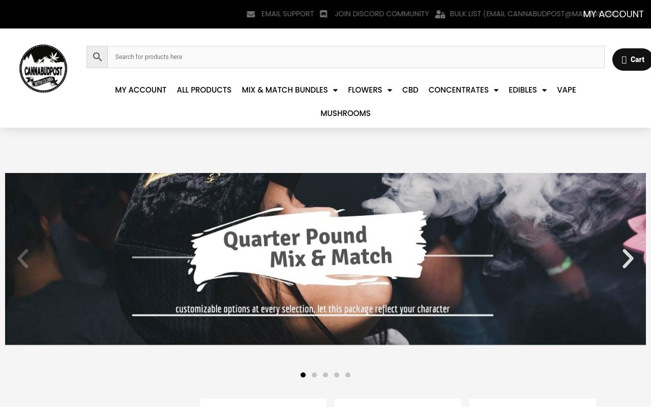 CannaBudPost website
