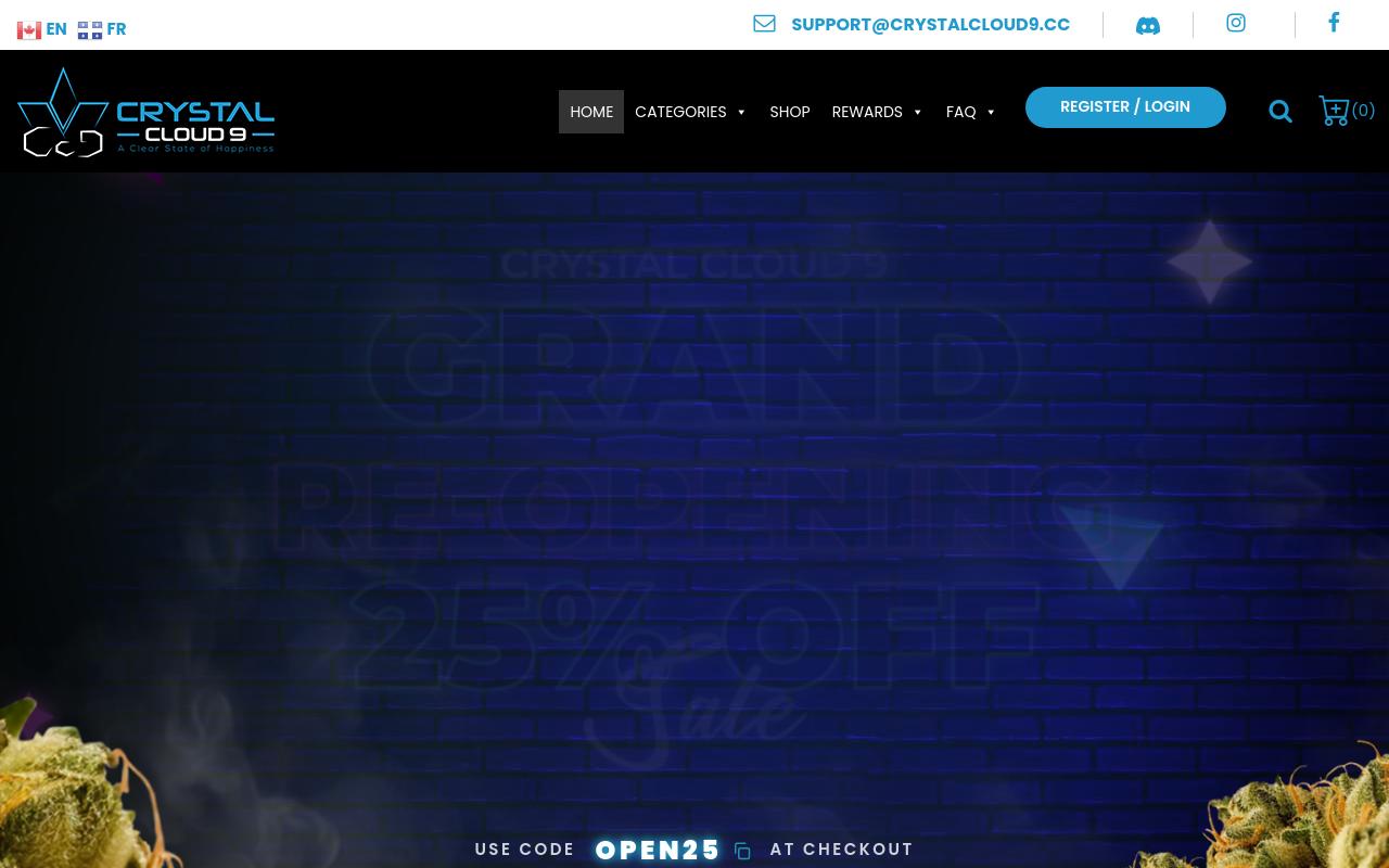 CrystalCloud9 website