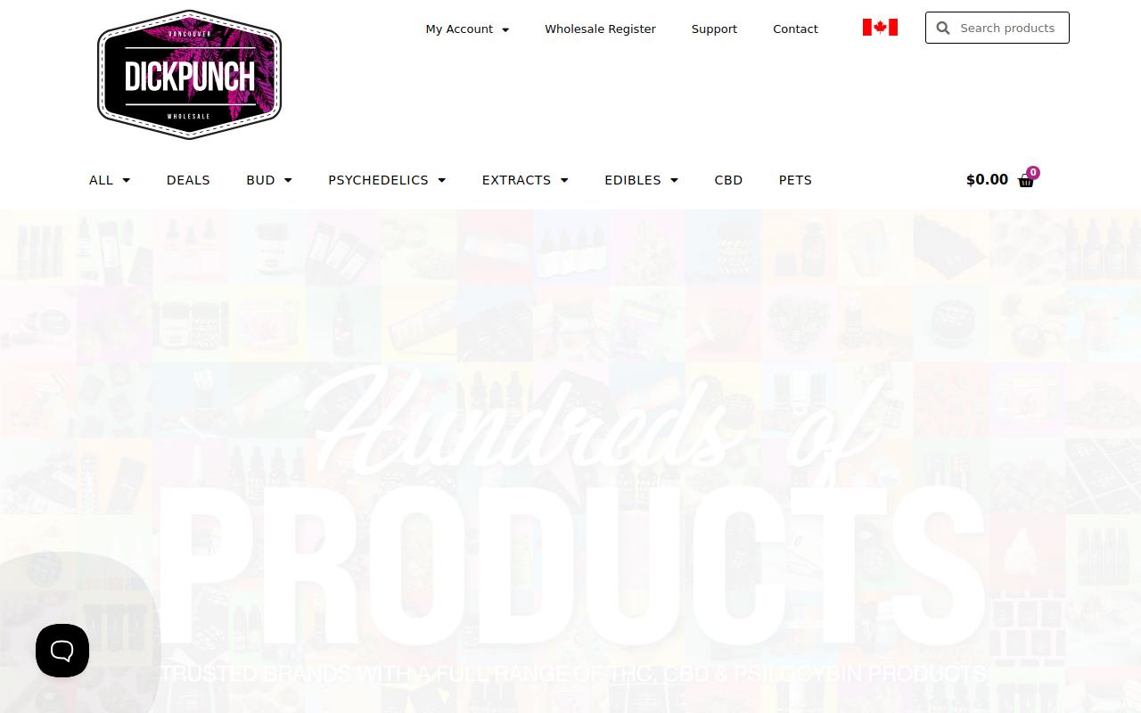 Dickpunch Extracts website
