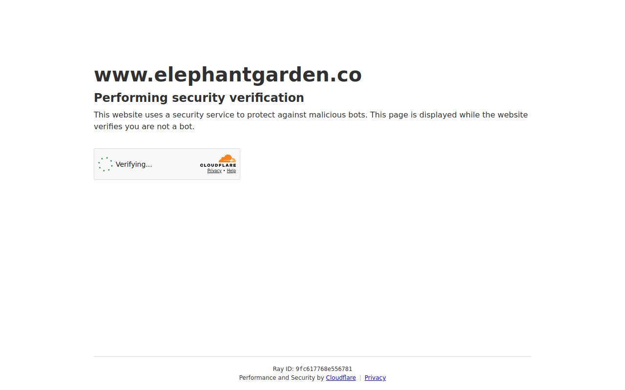 ElephantGarden website