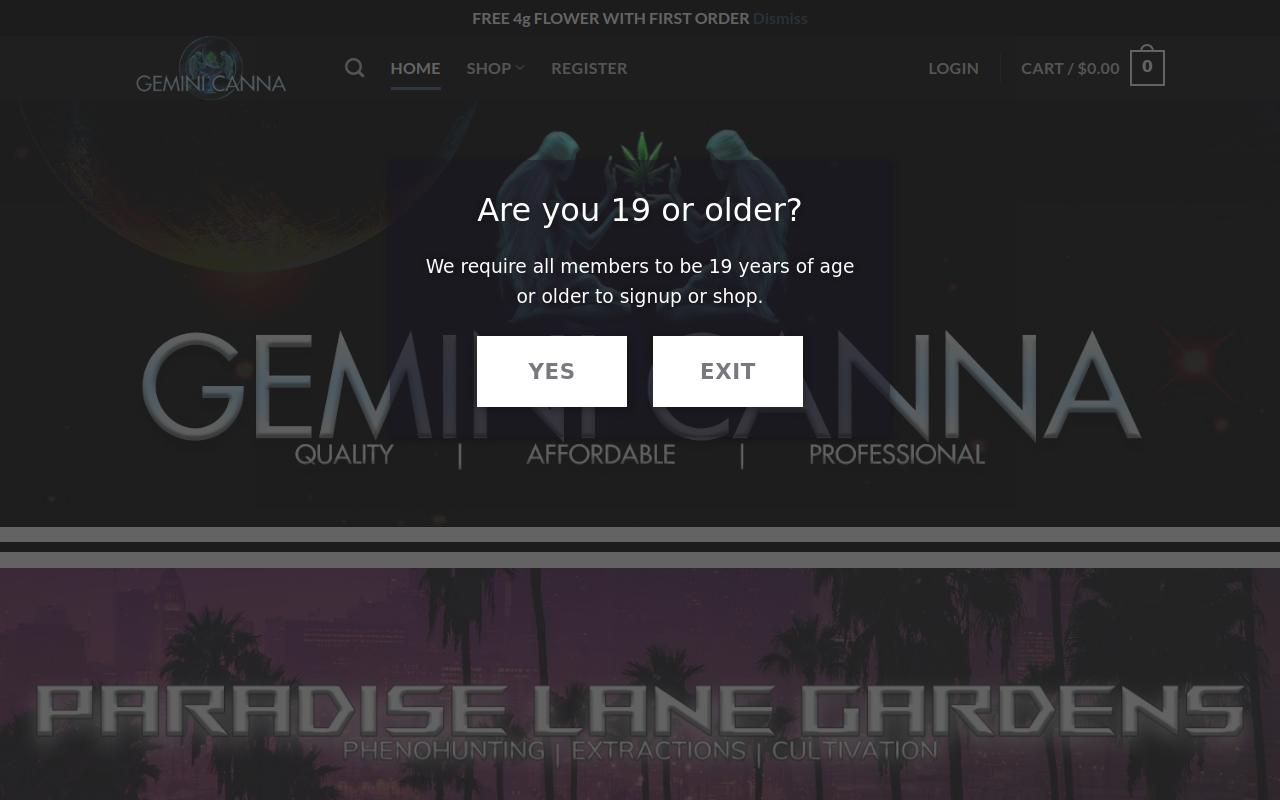 GeminiCanna website