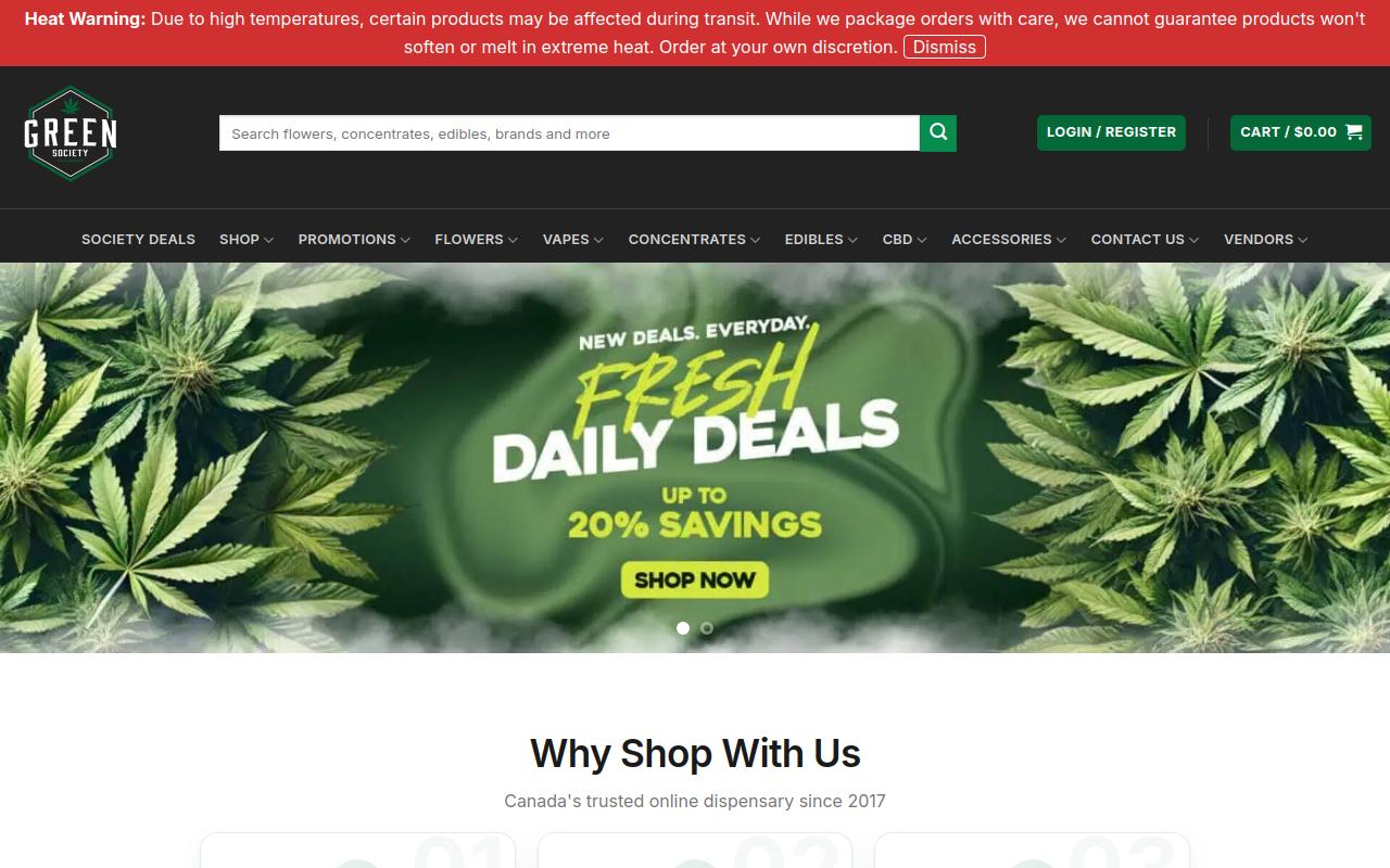 GreenSociety website