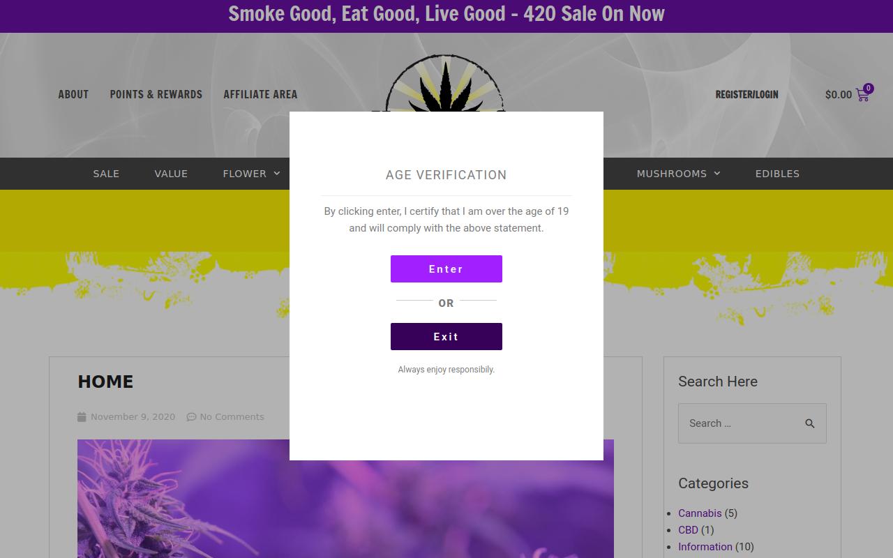 HerbalHalo website
