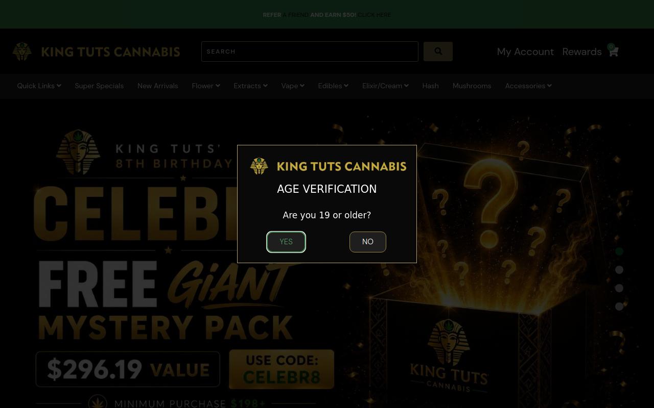 KingTuts website
