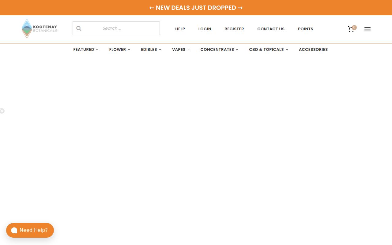 Kootenay Botanicals website