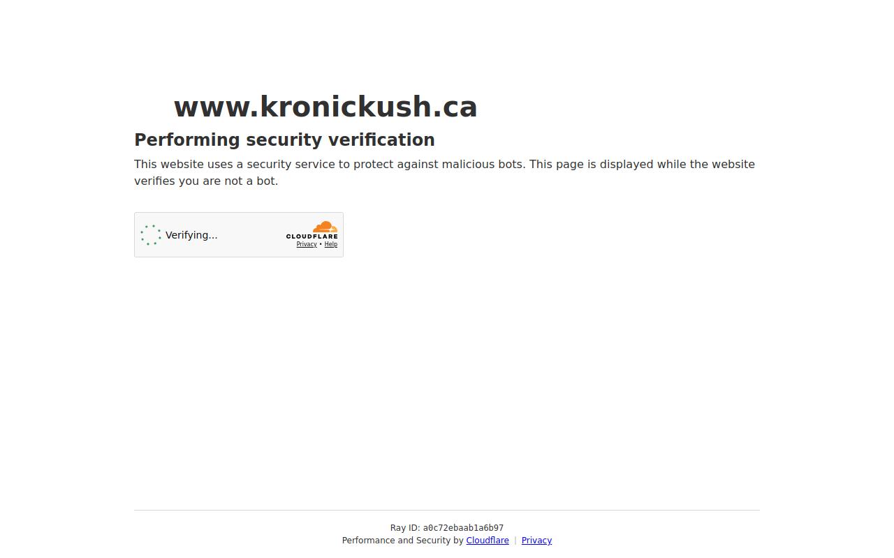 KronicKush website