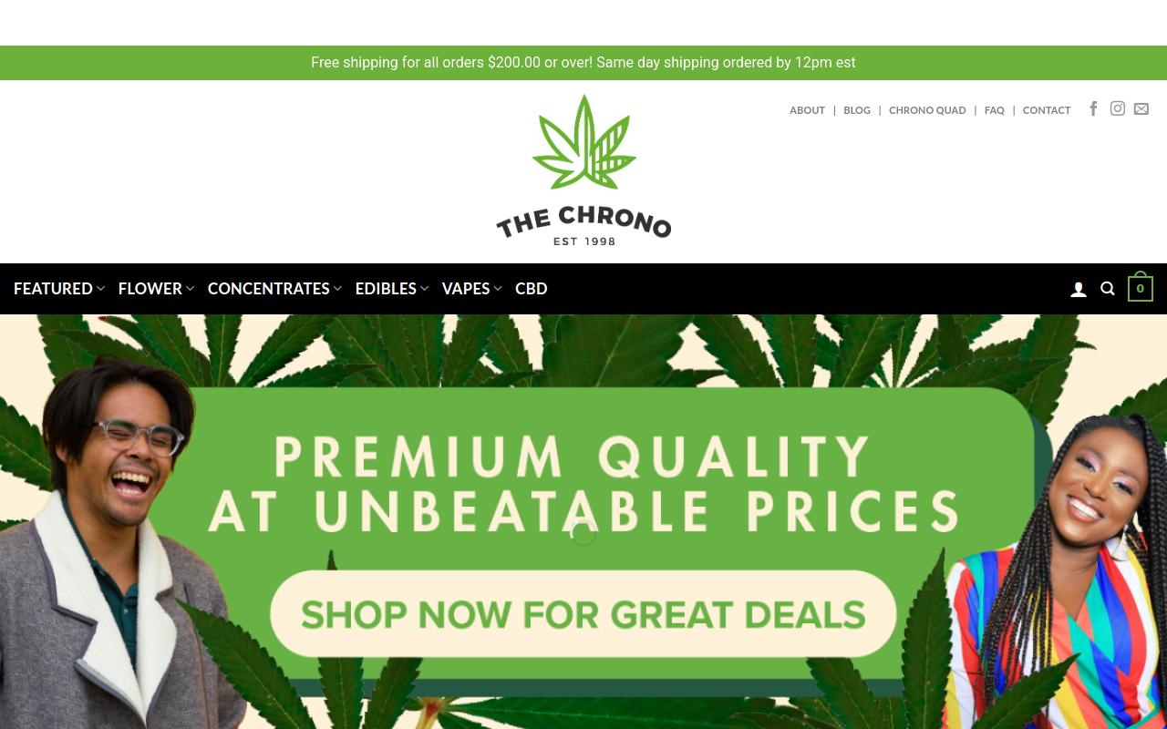 TheChrono website