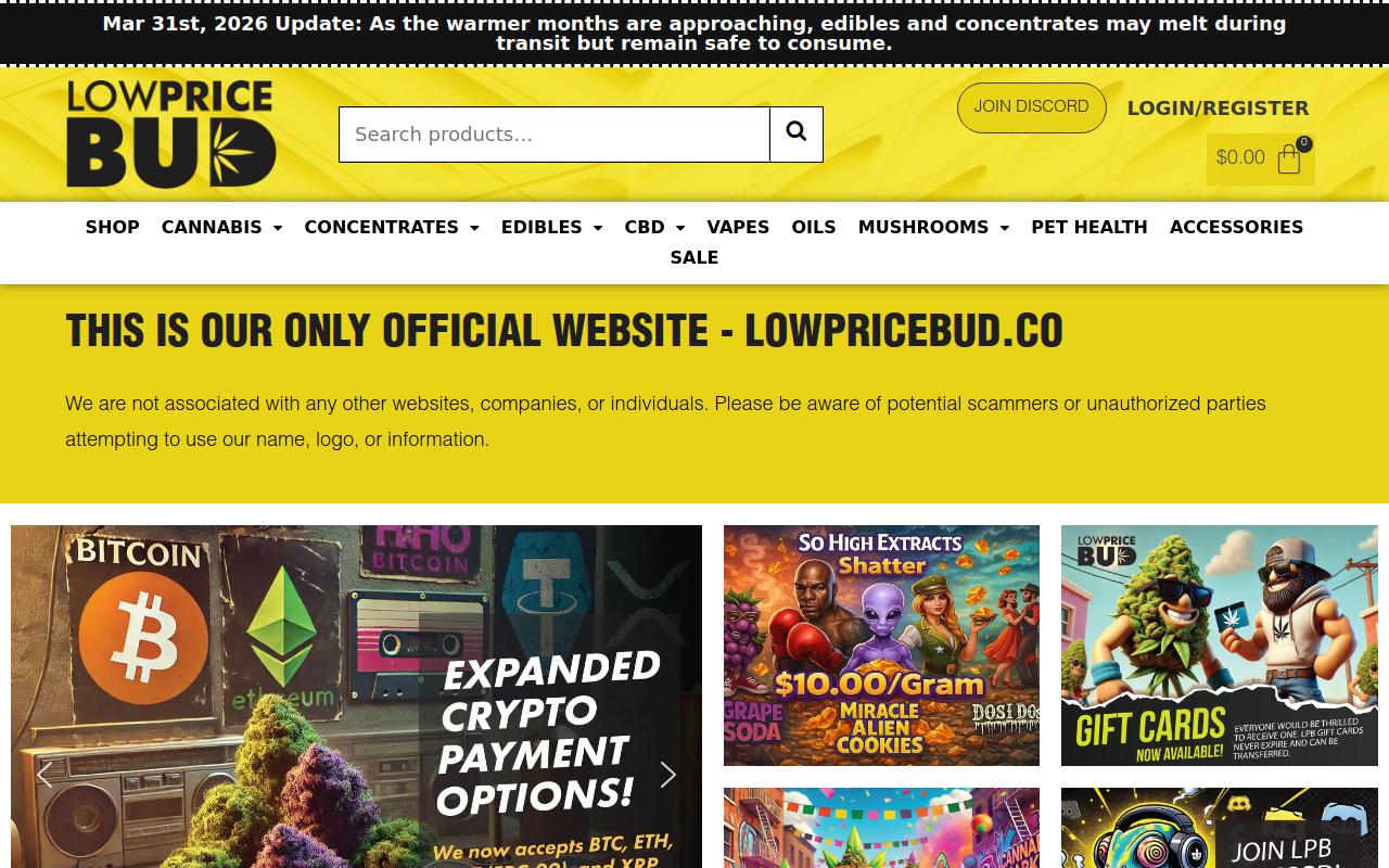 The Foggy Forest website