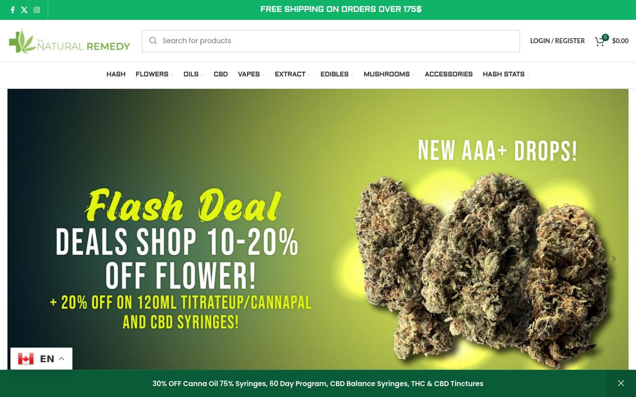 TheNaturalRemedy website
