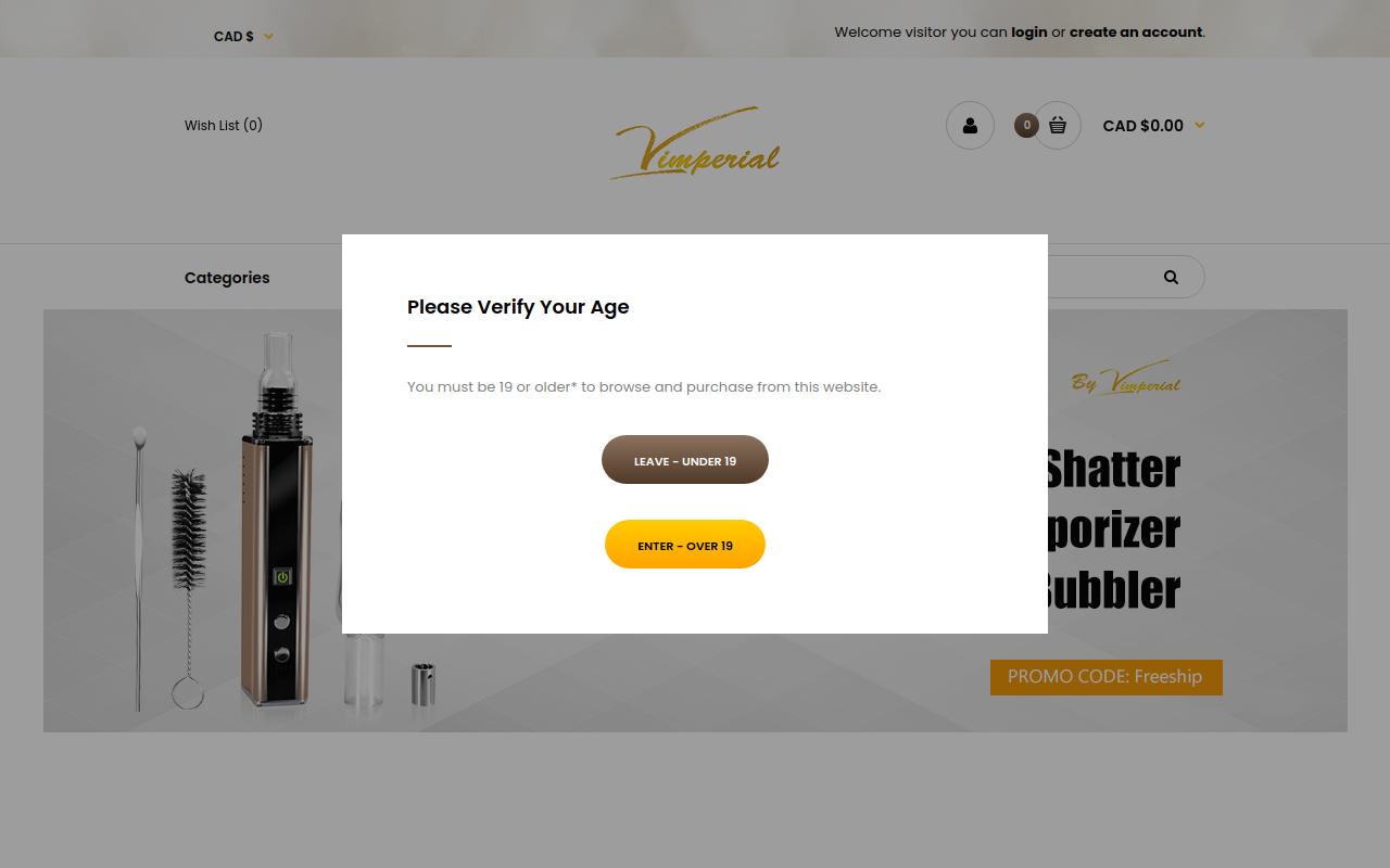 Vimperial website